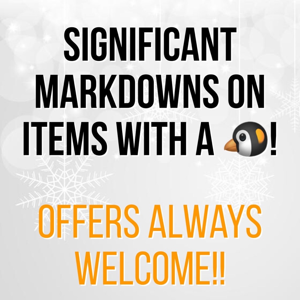 Many items marked down to their lowest price!